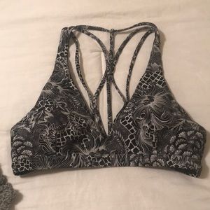 Lululemon Black & White Sports Bra